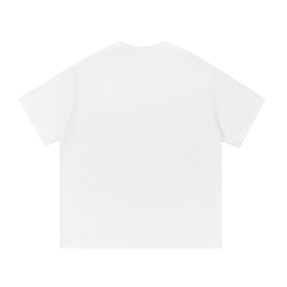 Adulting White Cotton T-Shirt