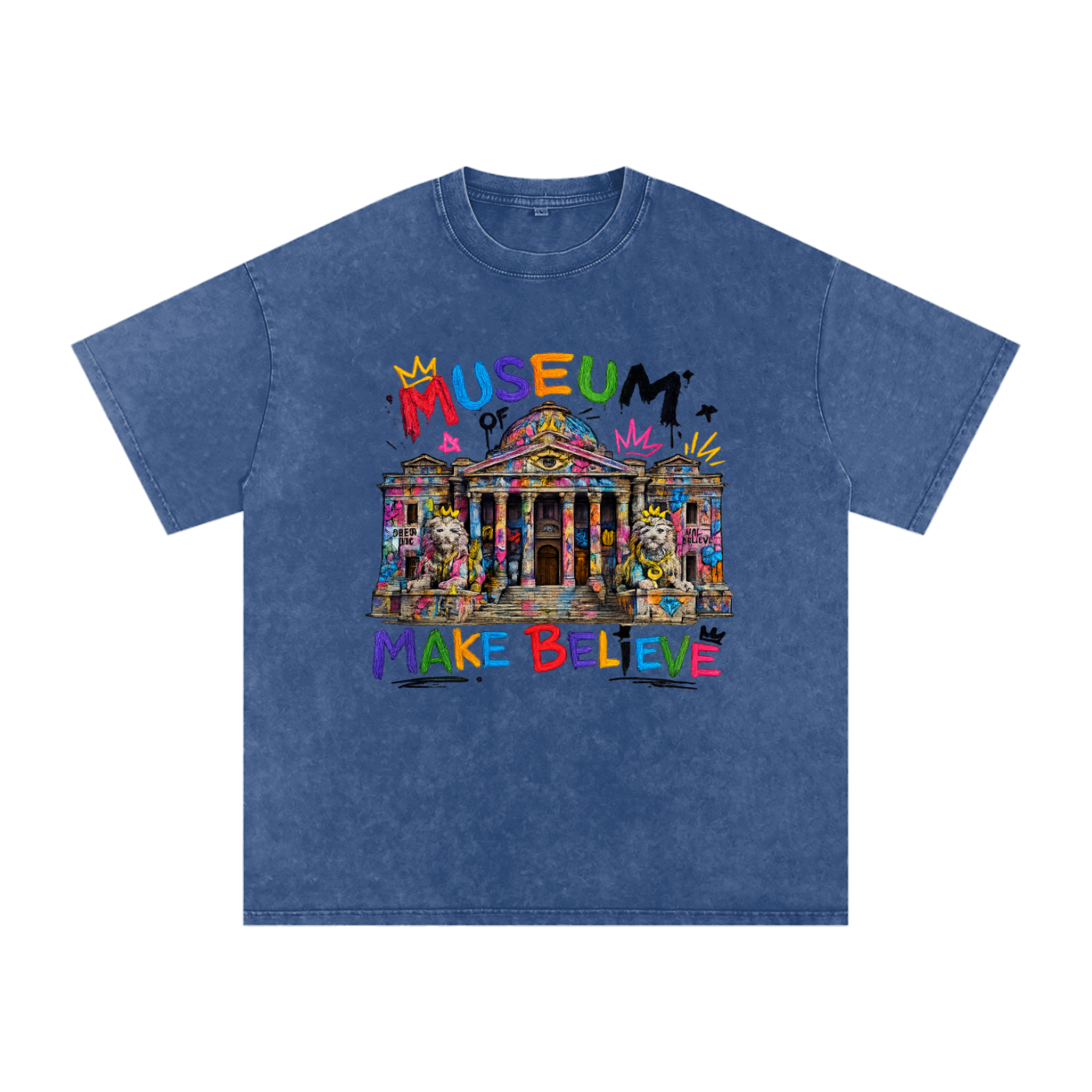 I Don't Want To Grow Up Washed Oversized Cotton T-Shirt
