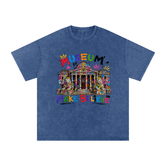 I Don't Want To Grow Up Washed Oversized Cotton T-Shirt
