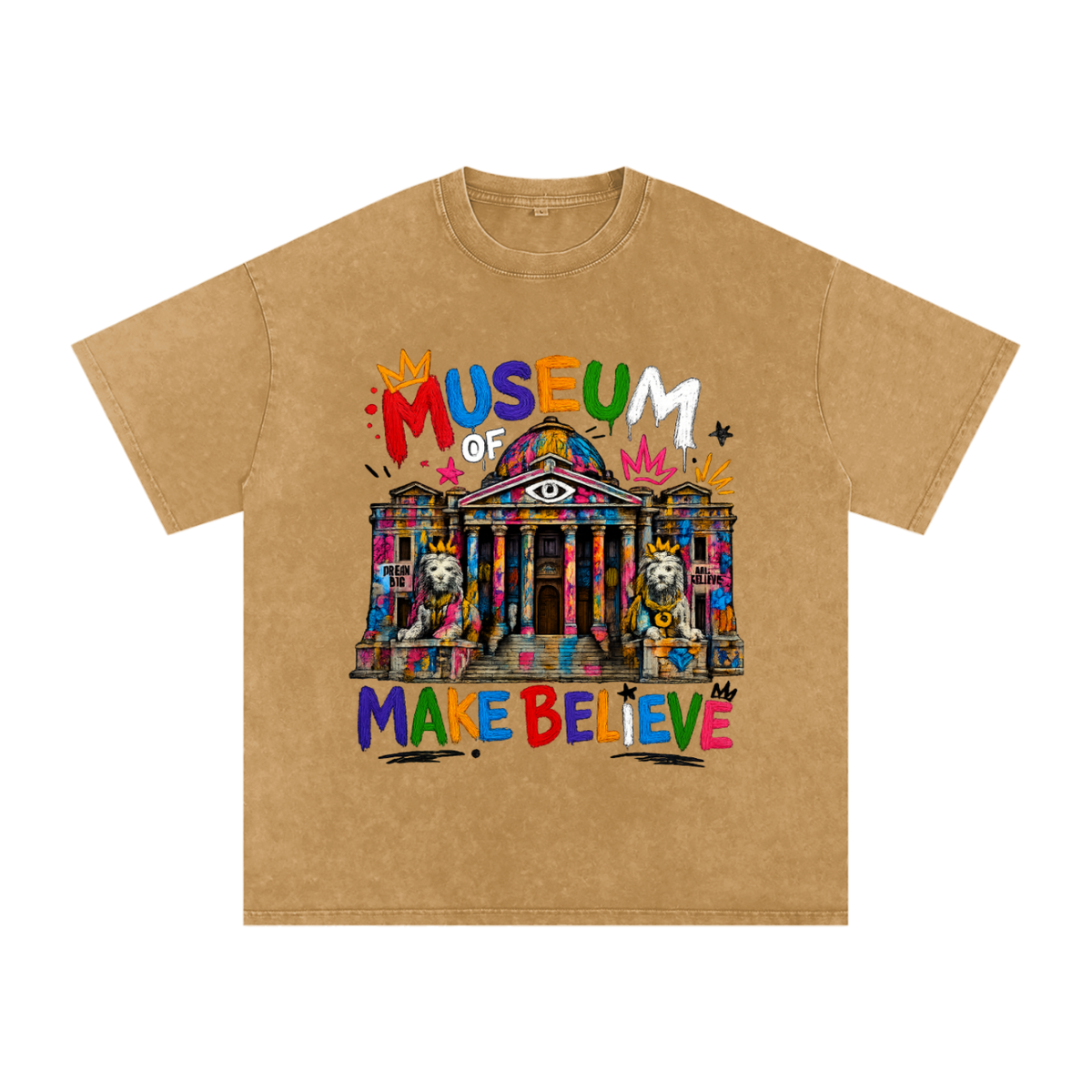 I Don't Want To Grow Up Washed Oversized Cotton T-Shirt