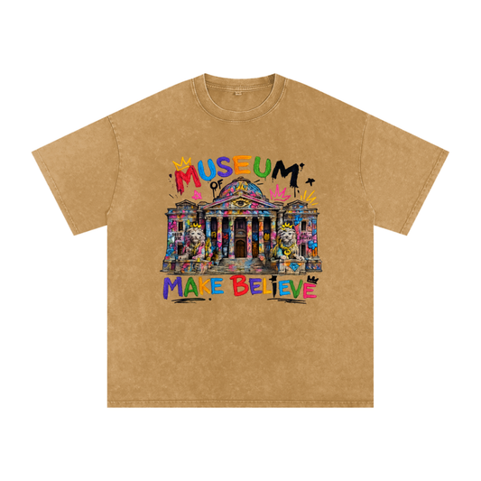I Don't Want To Grow Up Washed Oversized Cotton T-Shirt