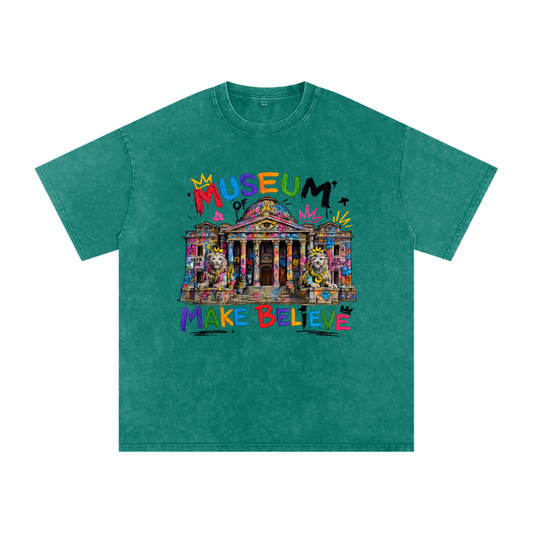 I Don't Want To Grow Up Washed Oversized Cotton T-Shirt